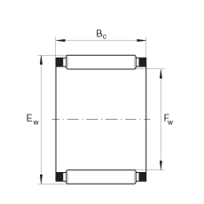 滾針及保持架組件 K8X11X10-TV, 根據(jù) DIN 5405-1/ISO 3030 標(biāo)準(zhǔn)