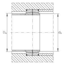 關(guān)節(jié)軸承 GE710-DO, 根據(jù) DIN ISO 12 240-1 標(biāo)準(zhǔn)，需維護(hù)